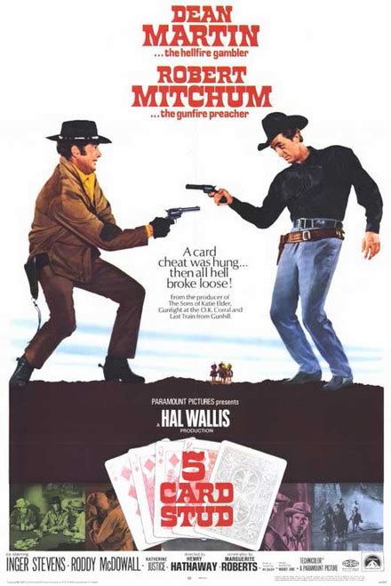 cast of five card stud|five card stud dean martin.